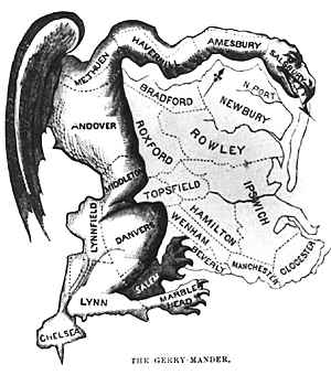 cartoon that put the term 'Gerrymander in our lexicon