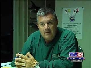 WALB screenshot of Chairman Mike Stuart